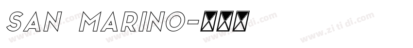 San Marino字体转换